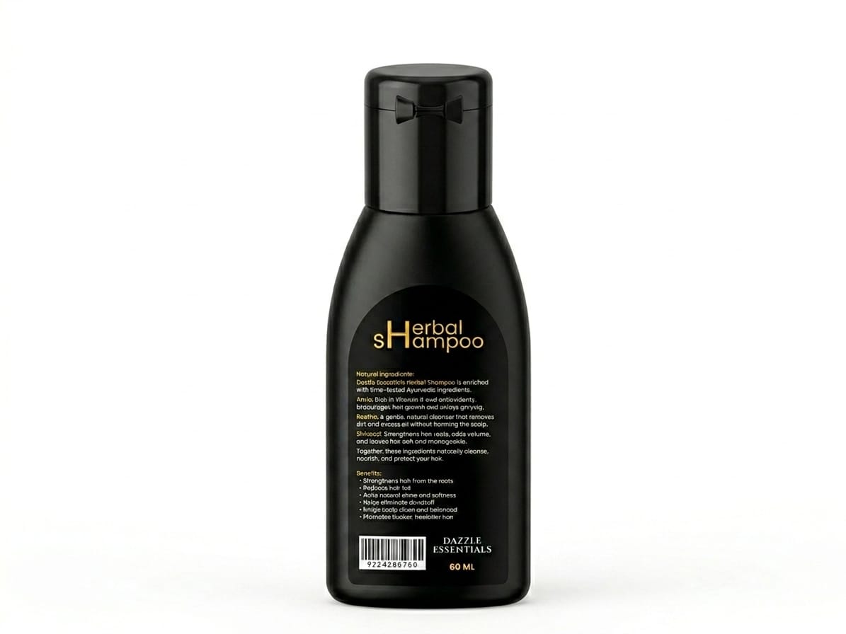Dazzle Essentials Herbal Shampoo - 60ml